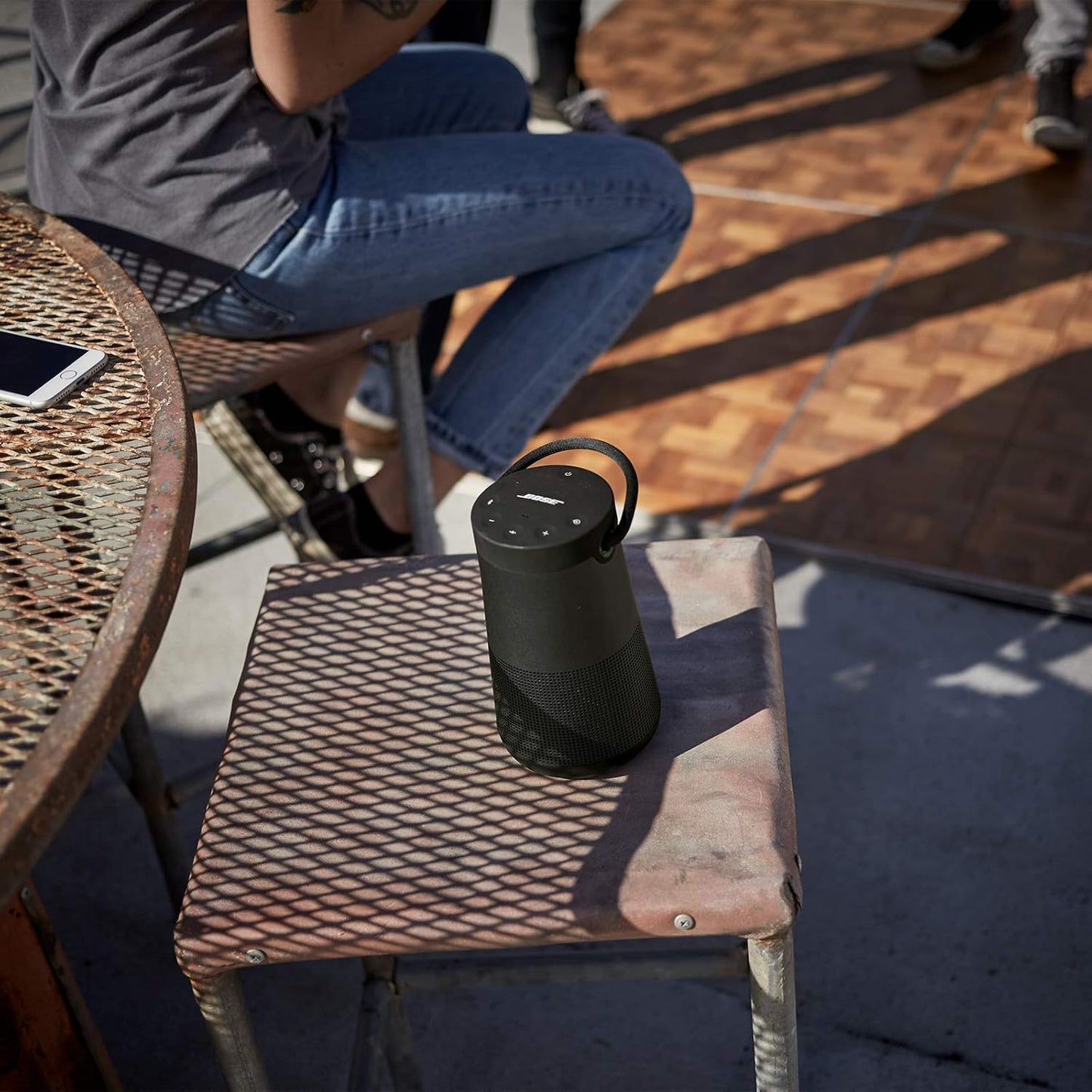 Bose SoundLink Revolve+ II Portable Bluetooth Speaker, Triple Black with Free Charging Cradle