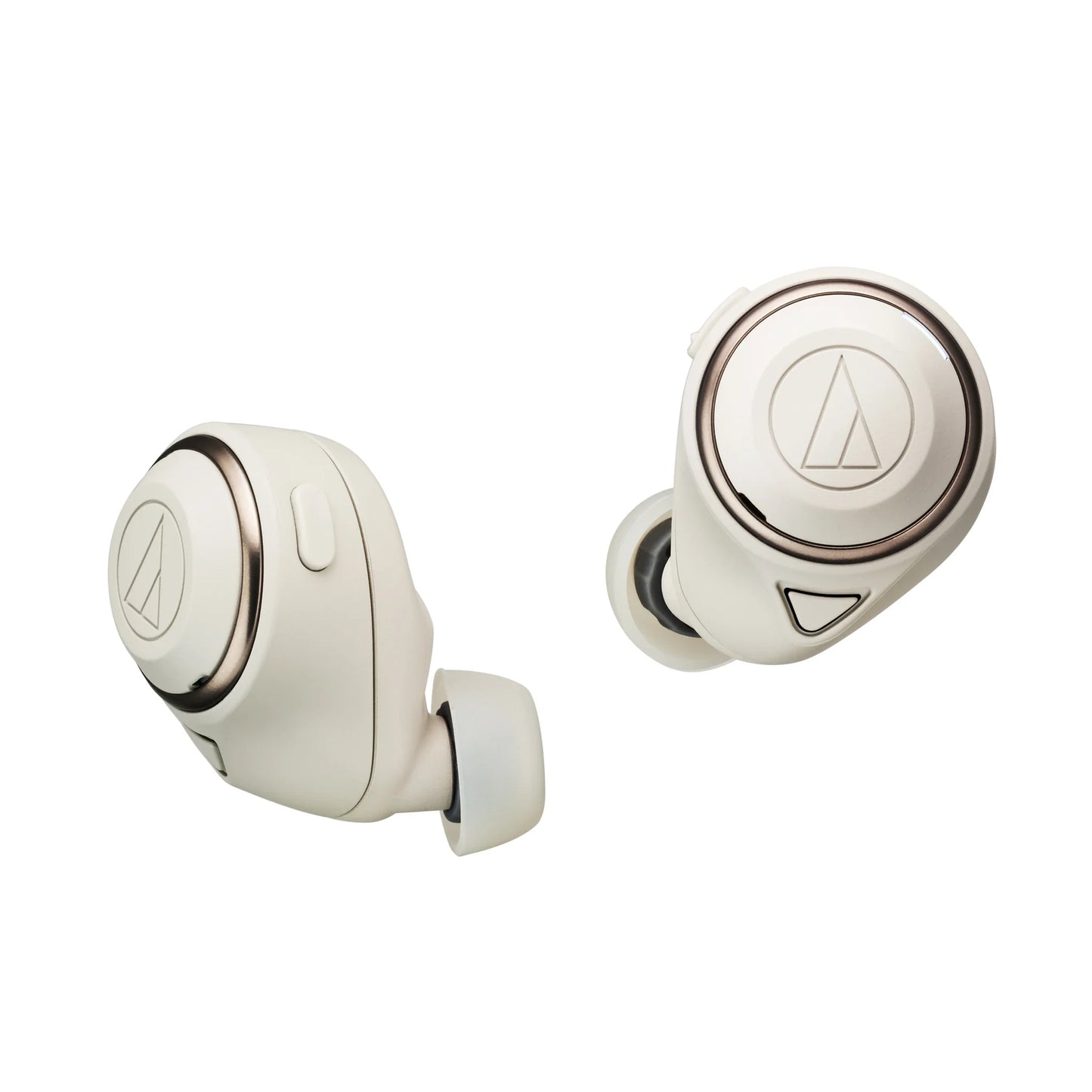 Audio-Technica ATH-CKS50TW Truly Wireless In-Ear Headphones (Beige) - mobilexpress