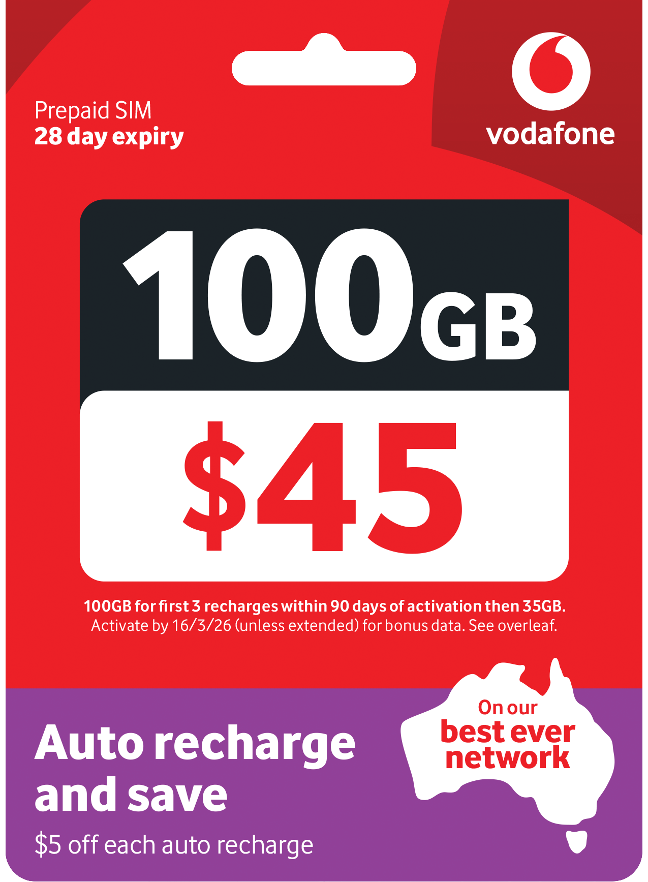 Lebara Large 360 Day Expiry Plan 260gb +Vodafone 28 days expiry 100GB Prepaid Sim Card Free Lebara