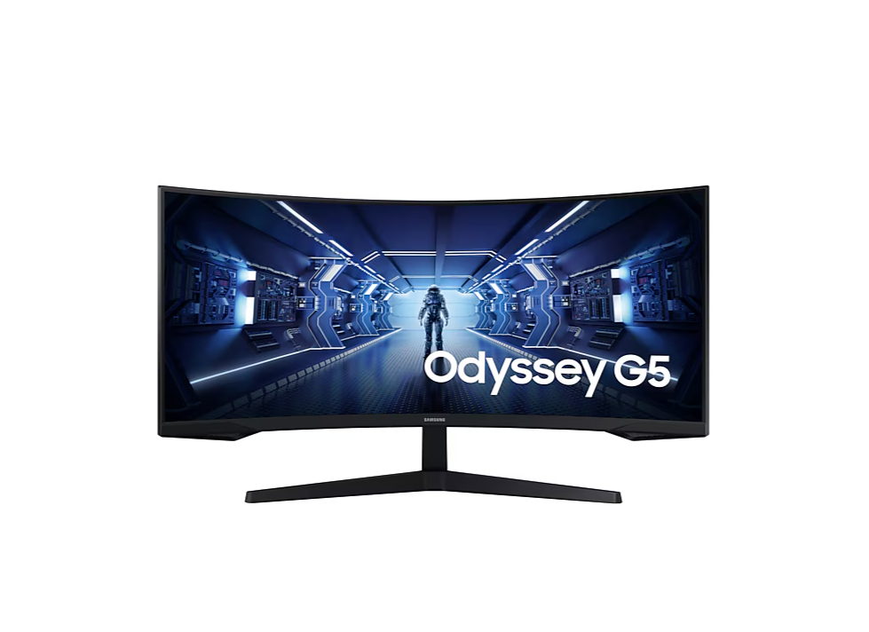 34" Odyssey G55T Curved WQHD Gaming Monitor - mobilexpress
