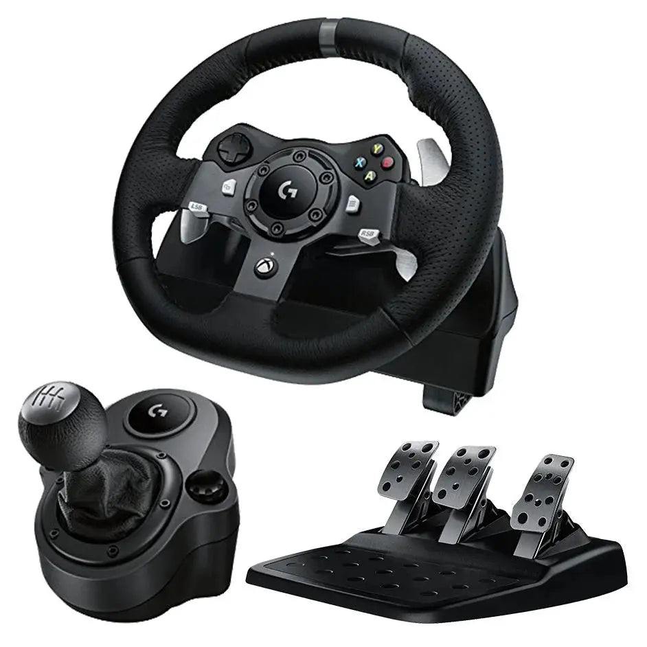 Logitech G920 Driving Force Racing Wheel for Xbox / PC + Logitech Driving Force Shifter - mobilexpress
