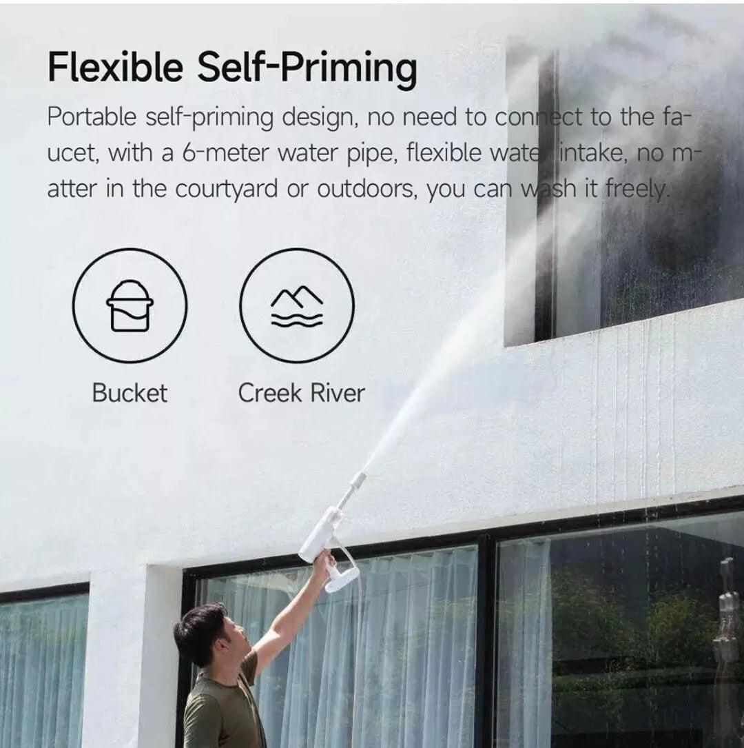 Xiaomi MI Electric Cordless Car Washer High Pressure Water Spray Portable Cleaner