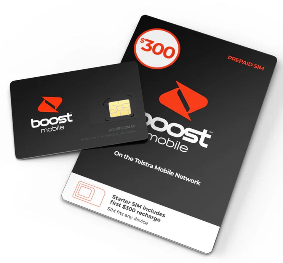 Boost Prepaid $300 – Best 12-Month Prepaid SIM on Full Telstra Network mobilexpress