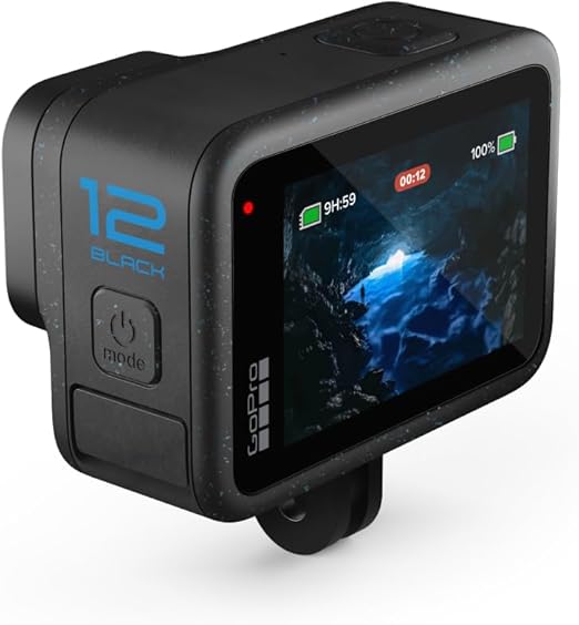 GoPro Hero12 Black 5.3K HyperSmooth 6.0 Waterproof Sports Action Camera