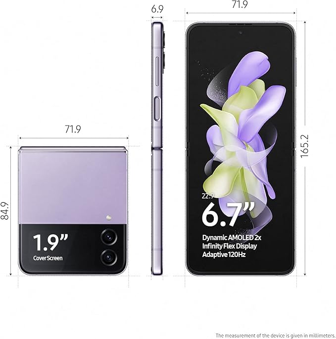 BNIB Samsung Galaxy Z Flip4 128GB Bora Purple Mobile Phone 11901277686