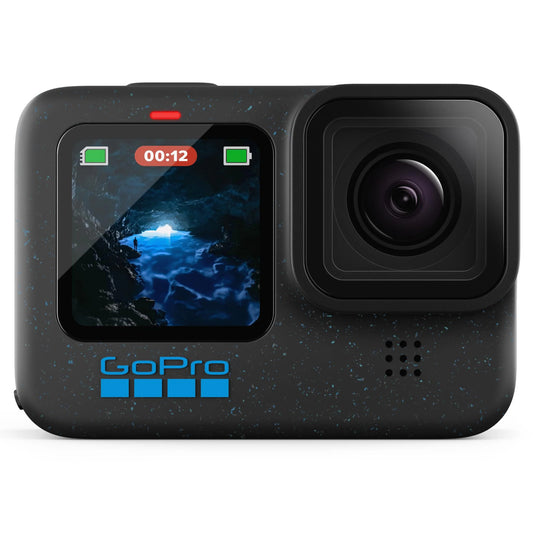 GoPro HERO12 Black - Waterproof Action Camera with 5.3K60 Ultra HD Video, 27MP Photos, HDR, 1/1.9" Image Sensor, Live Streaming, Webcam, Stabilization