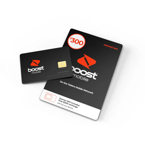 Boost 12 Months Expiry $300 Prepaid Sim 290gb Data + Lebara 30 day Expiry Prepaid Sim 55gb Data
