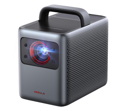 NEBULA by Anker Cosmos Laser 4K Projector (Upgraded), 2200 ANSI Lumens, Android TV 10.0 with Dongle, Autofocus, Auto Keystone Correction, Screen Fit, Home Theater Projector with Wi-Fi & Bluetooth.