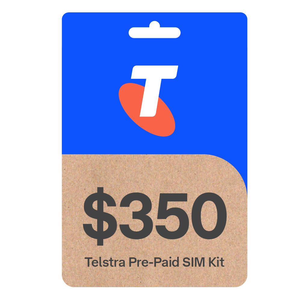 Telstra $350 Pre-Paid SIM Starter Kit 310gb Data 12 Months expiry